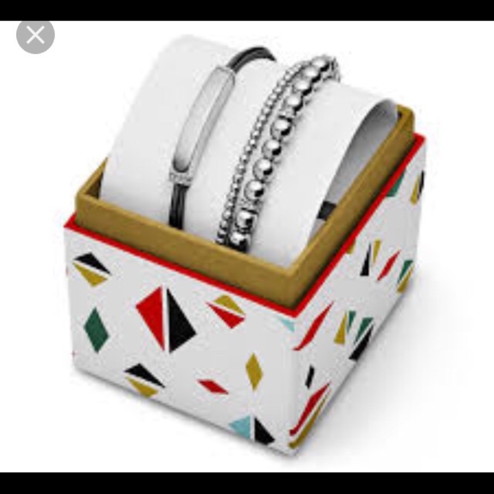 TRIO STAINLESS STEEL BRACELET SET RETAIL PRICE $76